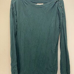 Green Long Sleeve Top